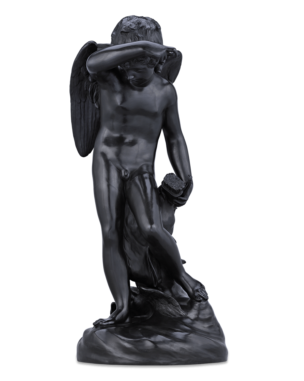 Wedgwood Black Basalt Figure of Cupid