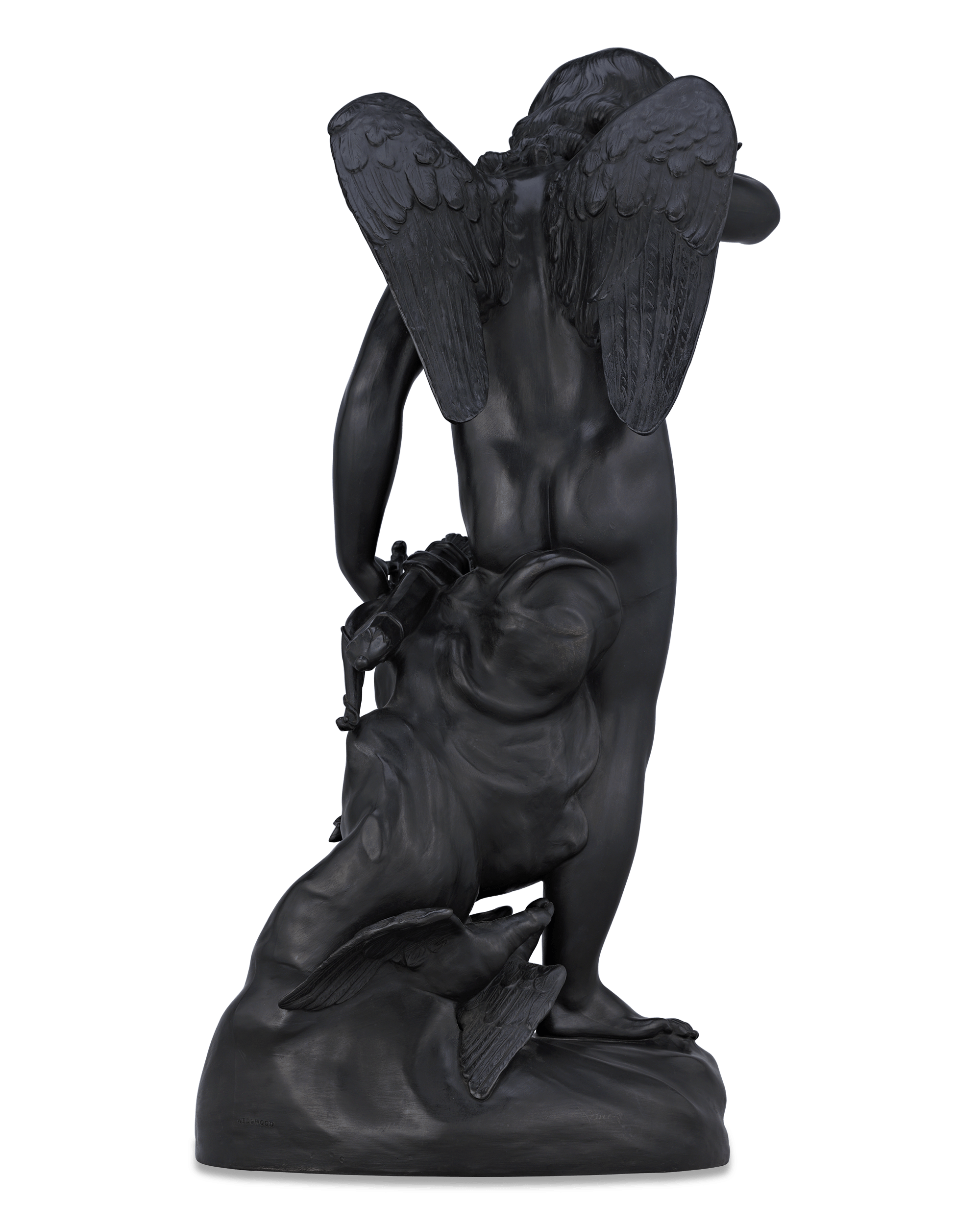 Wedgwood Black Basalt Figure of Cupid