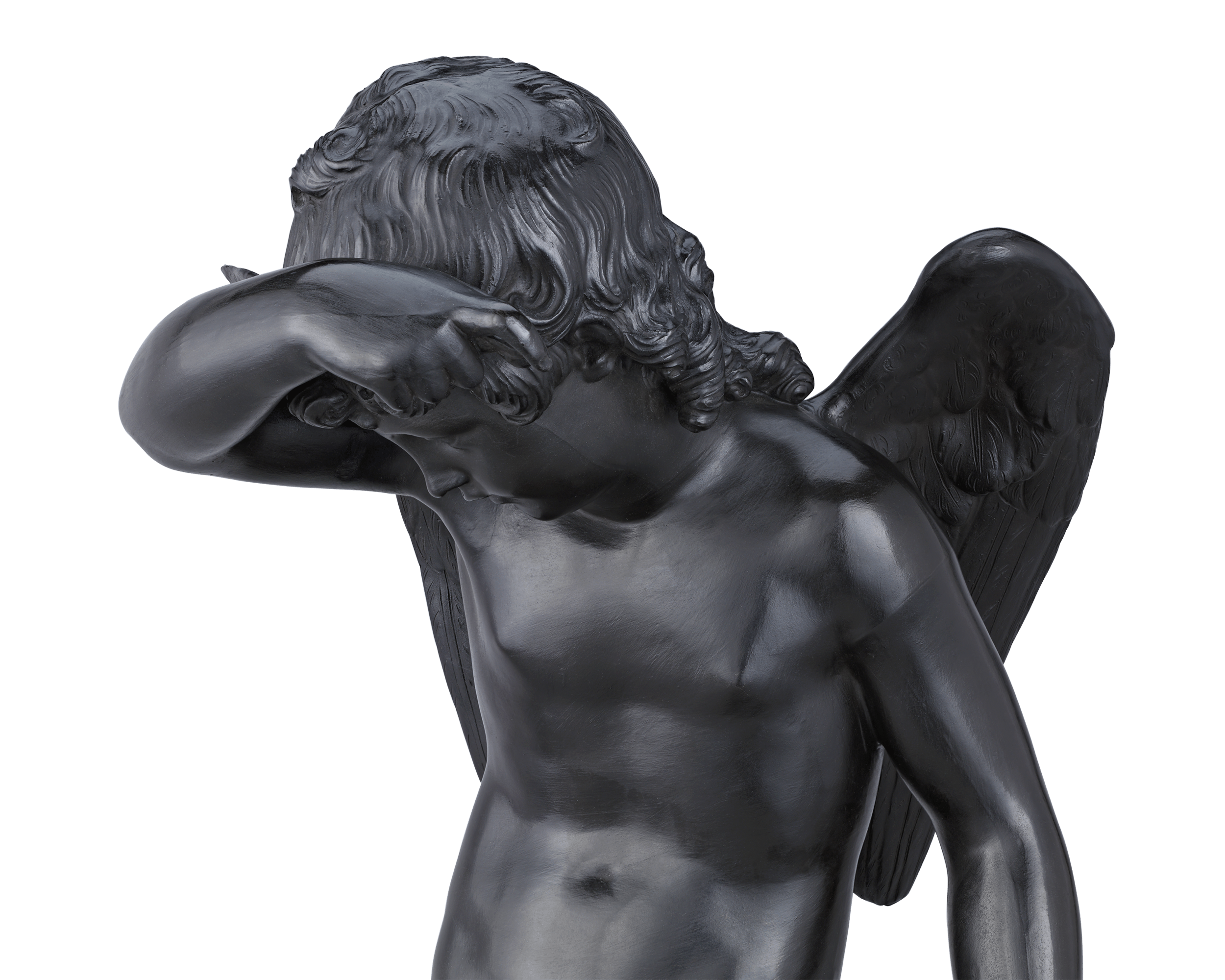 Wedgwood Black Basalt Figure of Cupid