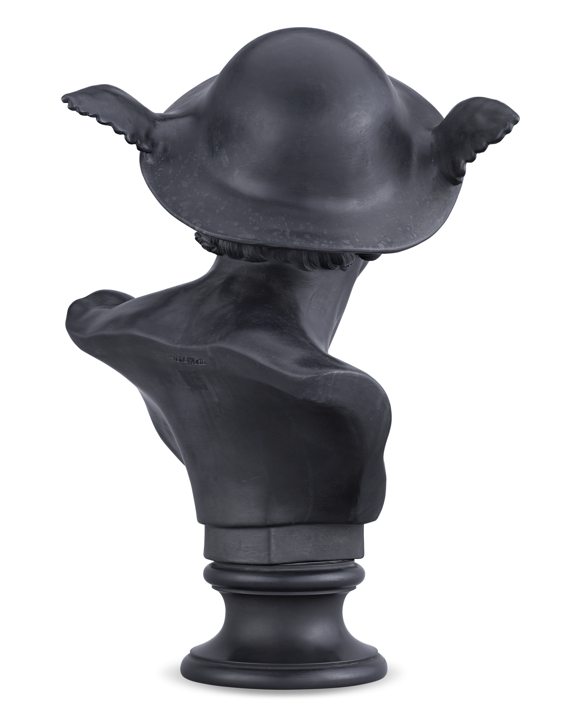 Wedgwood Black Basalt Bust of Mercury