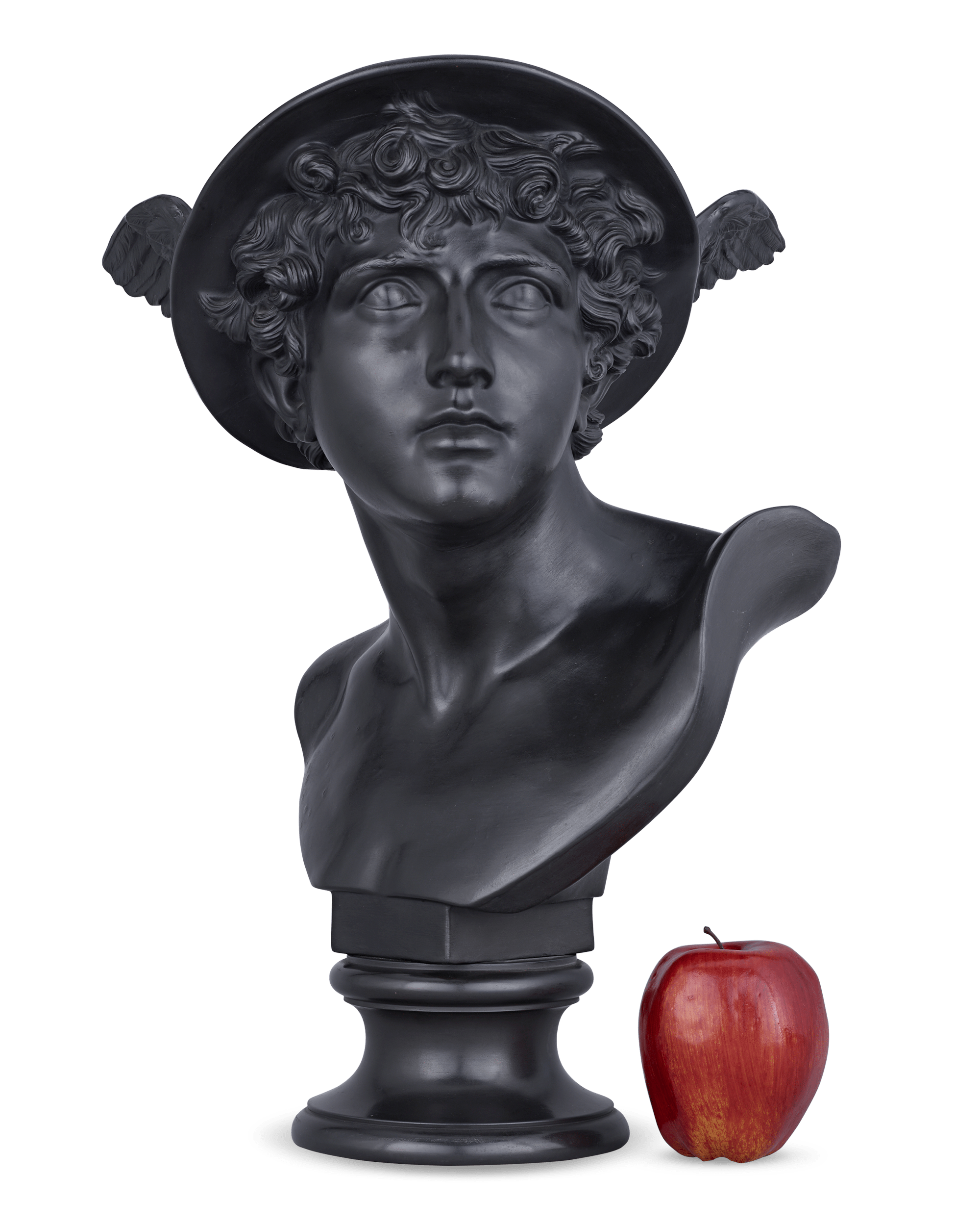 Wedgwood Black Basalt Bust of Mercury