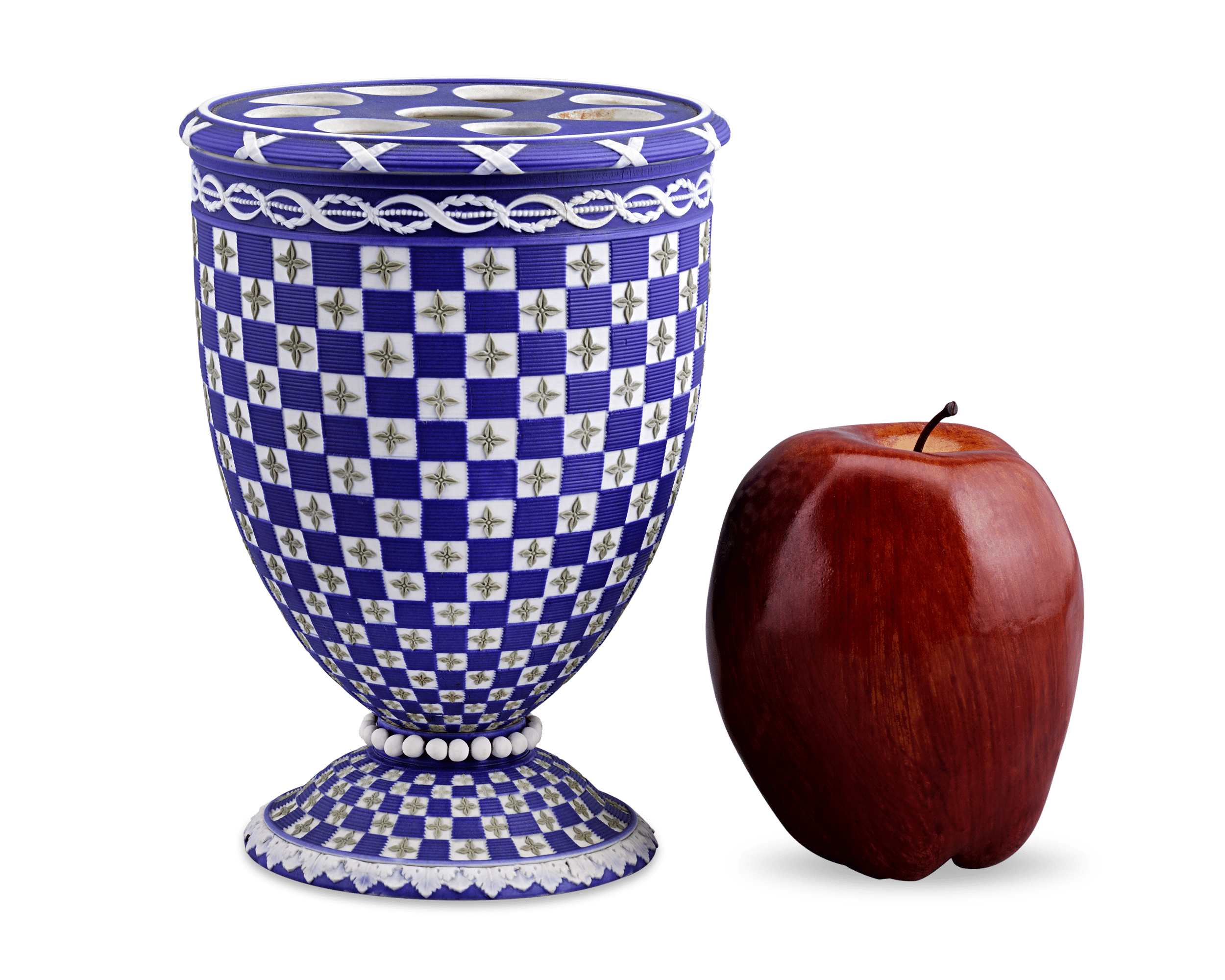 Wedgwood Tricolor Diceware Bough Pots