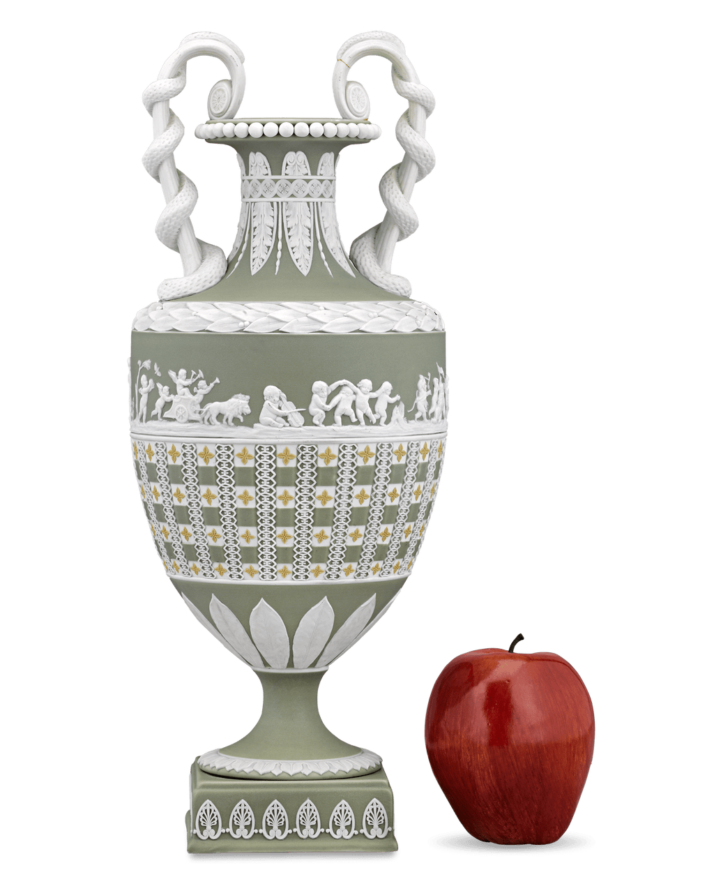 Wedgwood Diceware Snake-Handled Vase