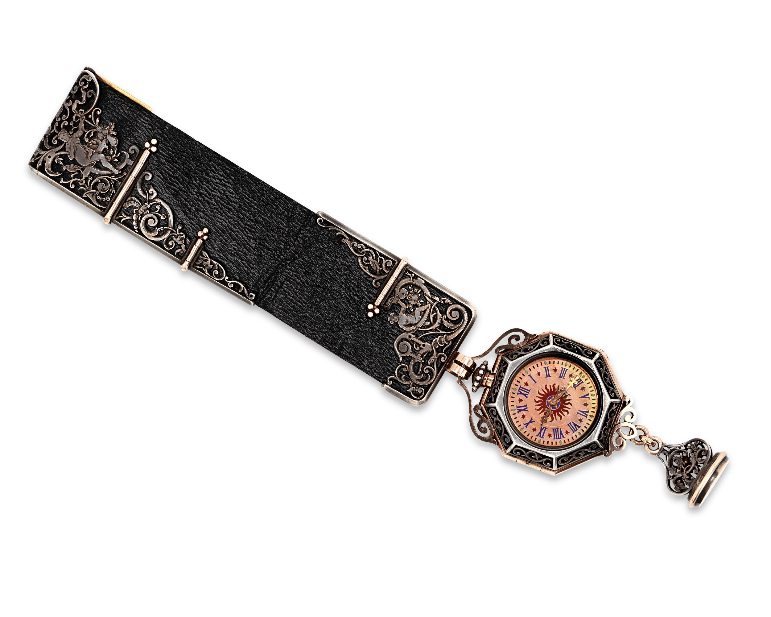 Renaissance Revival Watch and Chatelaine by Boucheron