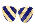 Tiffany & Co. Lapis Lazuli and Gold Earrings