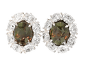 Alexandrite and Diamond Earrings