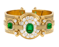 Edwardian Colombian Emerald Bracelet
