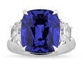 Color-Change Sapphire Ring, 12.40 Carats