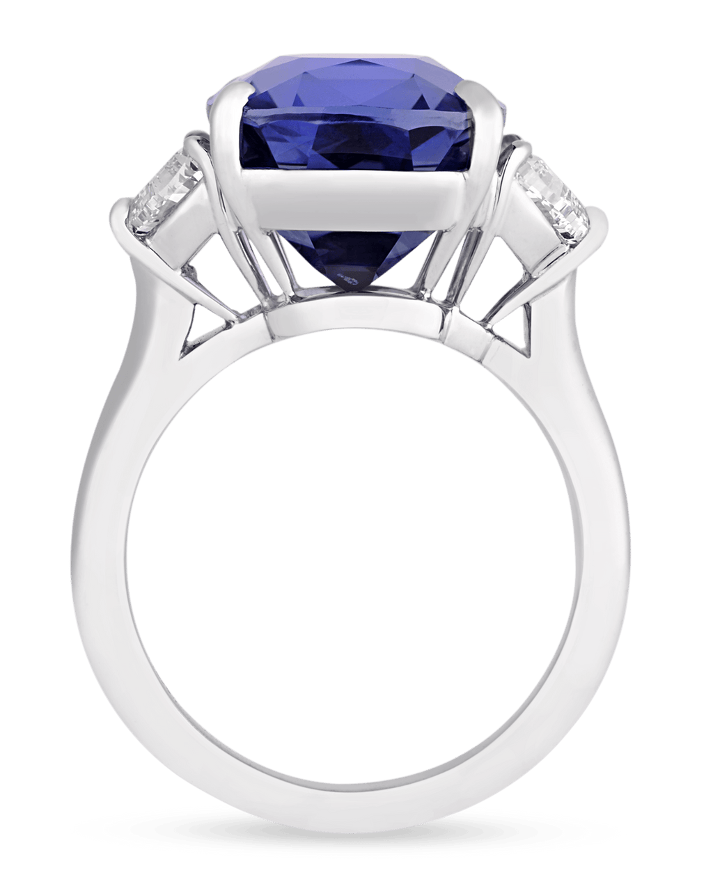 Color-Change Sapphire Ring, 12.40 Carats