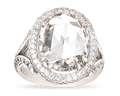 Rose-Cut Diamond Ring, 4.27 Carats