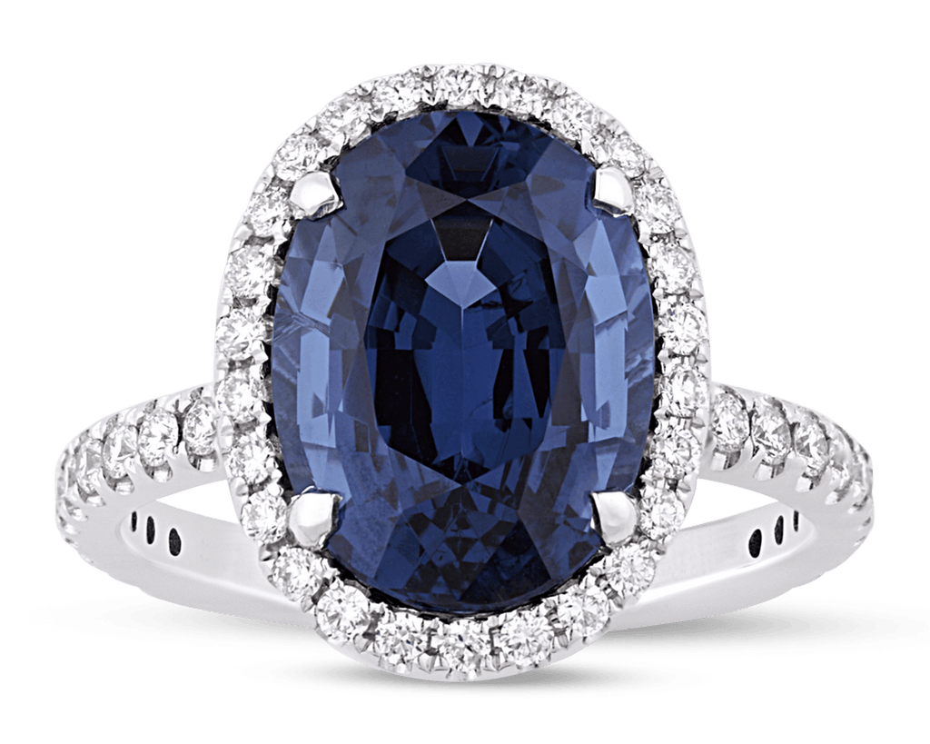 Color-Change Spinel Ring, 5.97 Carats