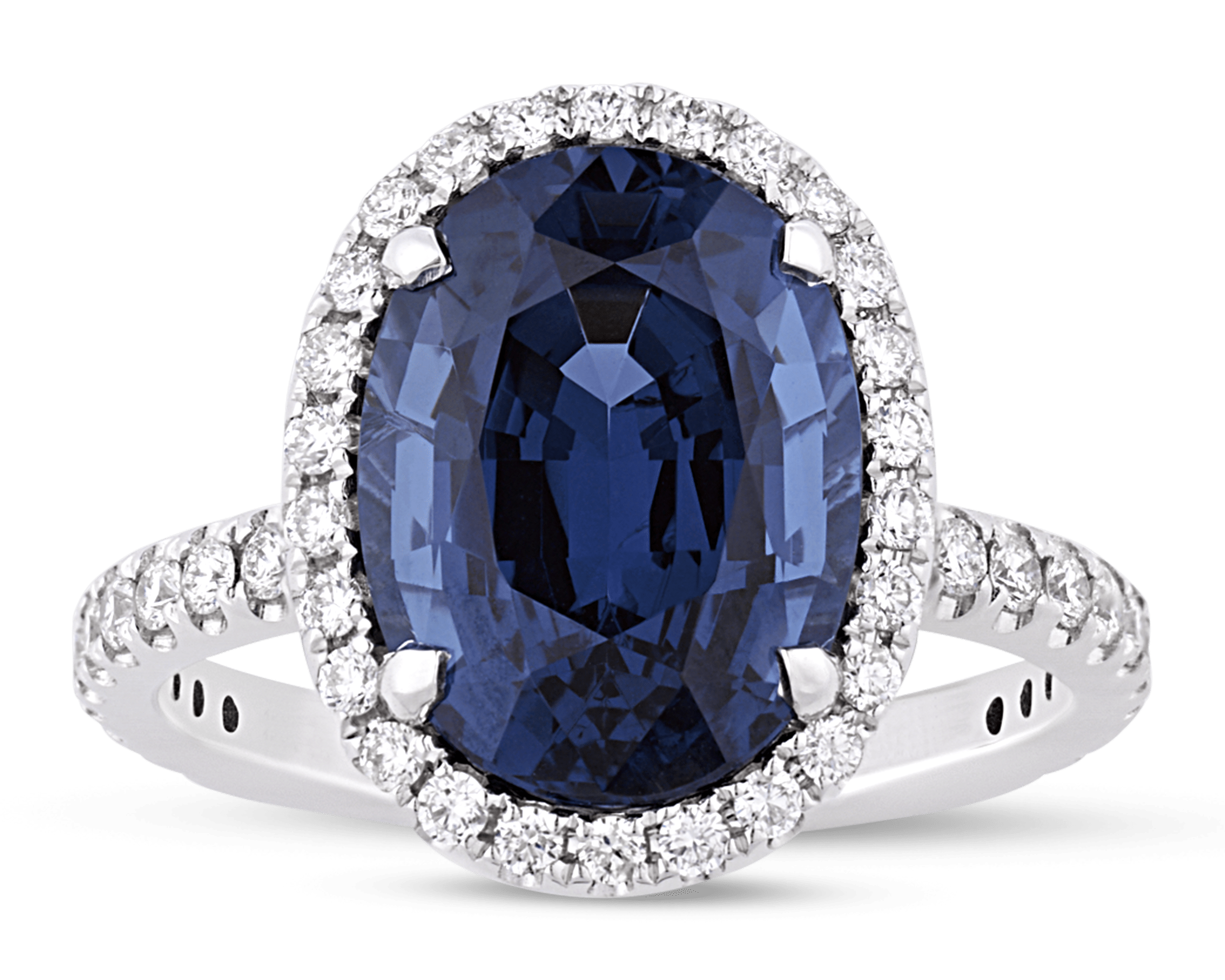 Color-Change Spinel Ring, 5.97 Carats