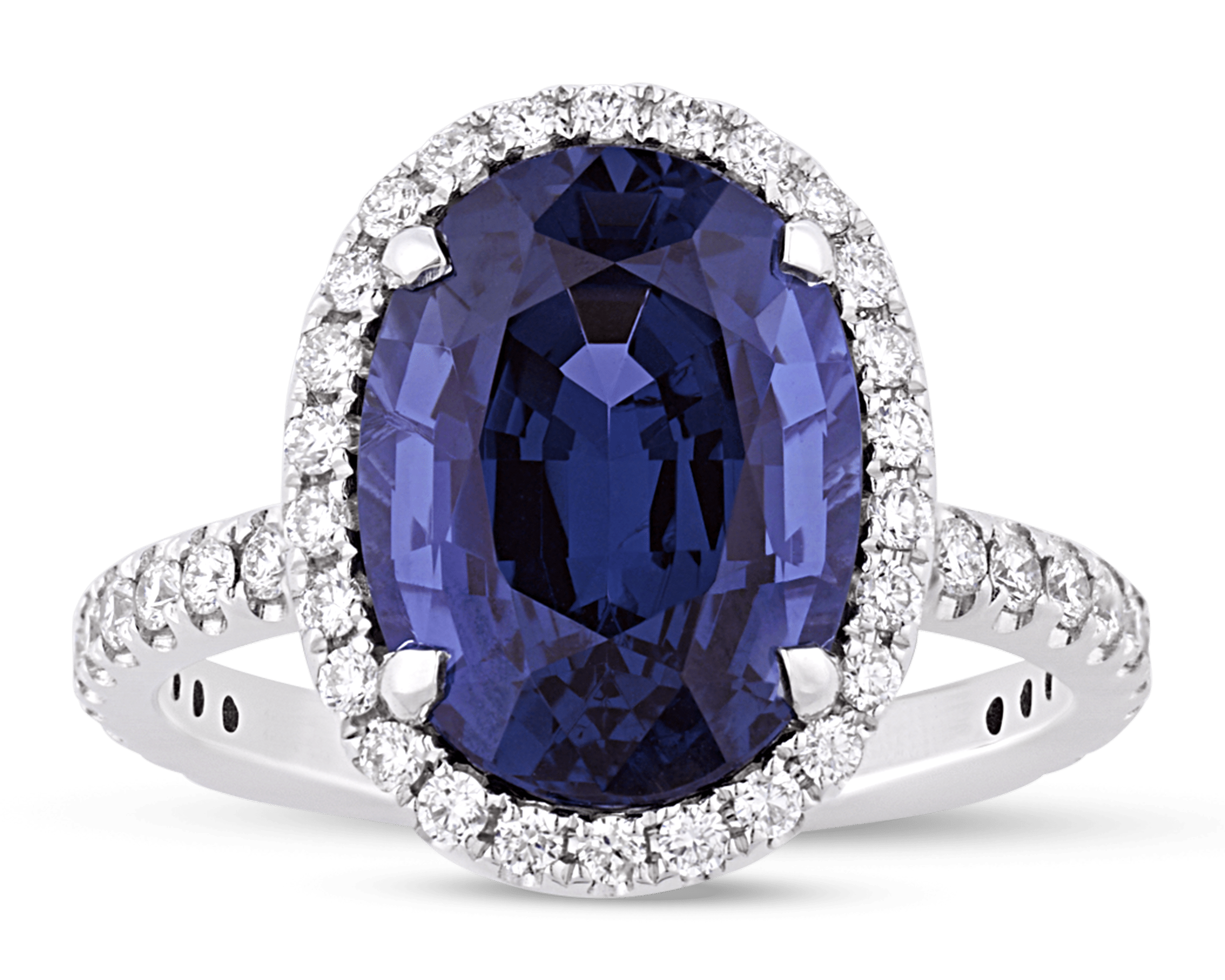 Color-Change Spinel Ring, 5.97 Carats