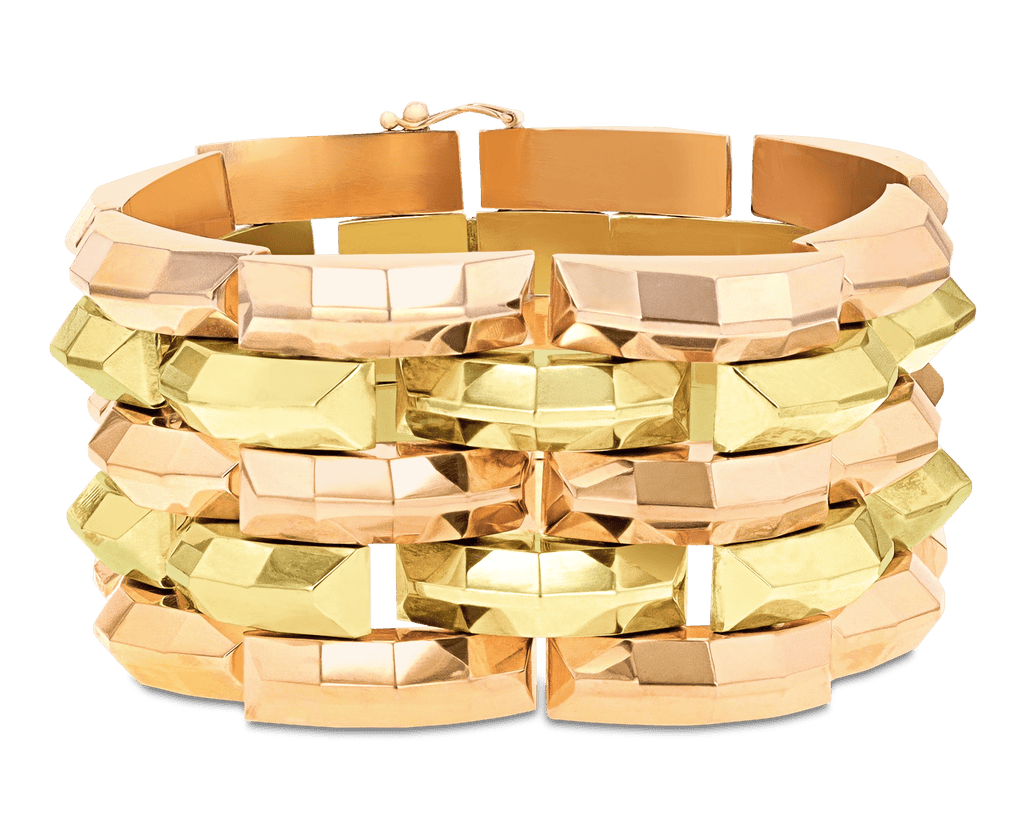 Retro Gold Cuff Bracelet