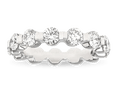 Floating Prong Eternity Band, 3.20 Carats