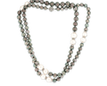 Black and White Pearl Necklace