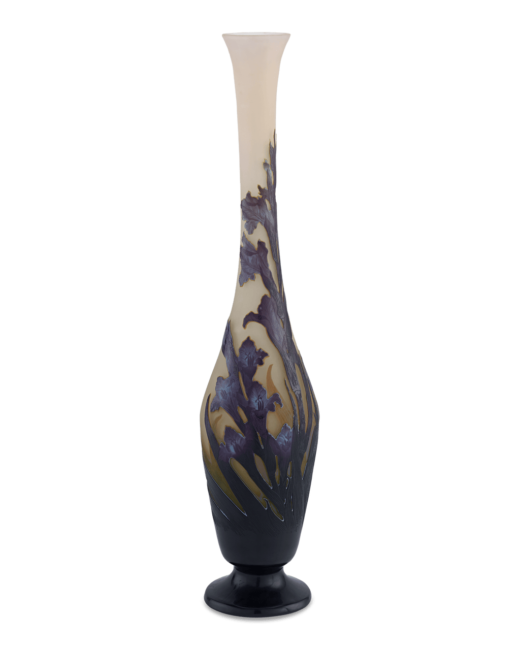 Cameo Glass Vase by Émile Gallé