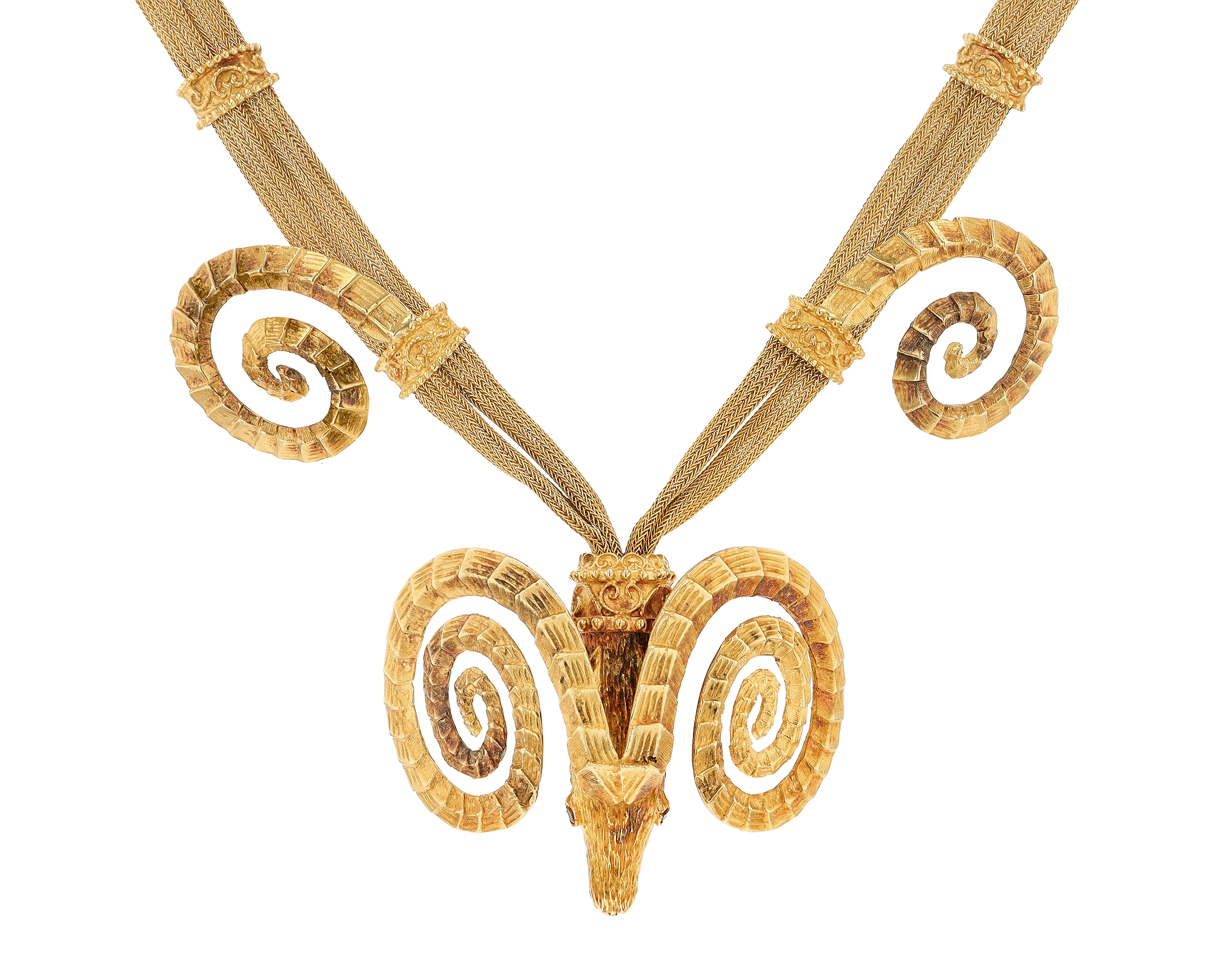 Zolotas Ram's Head Necklace