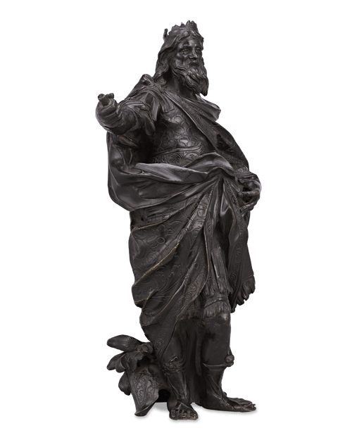 Bronze Statuette of Moses by Lorenzo Vaccaro