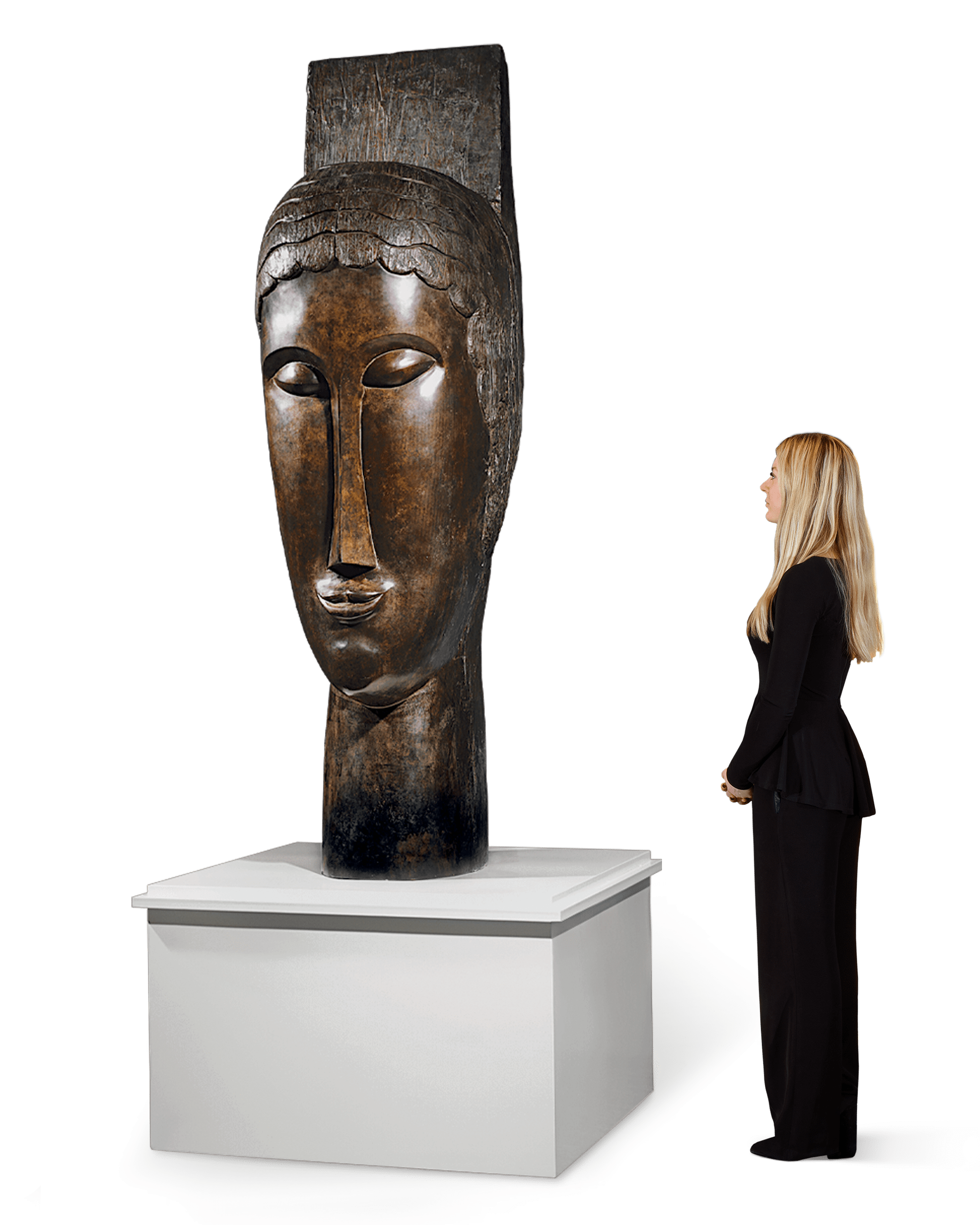 Tête de cariatide by Amedeo Modigliani
