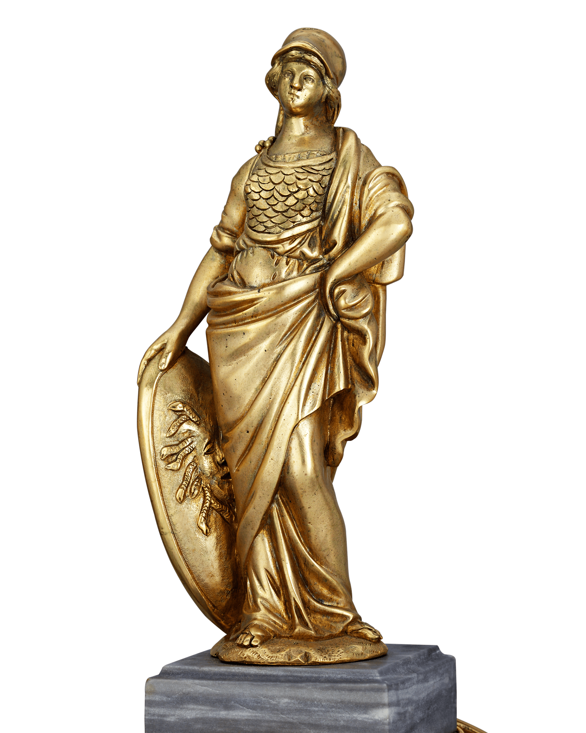 Louis XVI Marble Mantel Clock by Jean-Nicolas Schmit