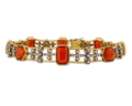 Fire Opal Convertible Choker and Bracelet