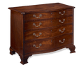 Thomas Chippendale Mahogany Serpentine Chest