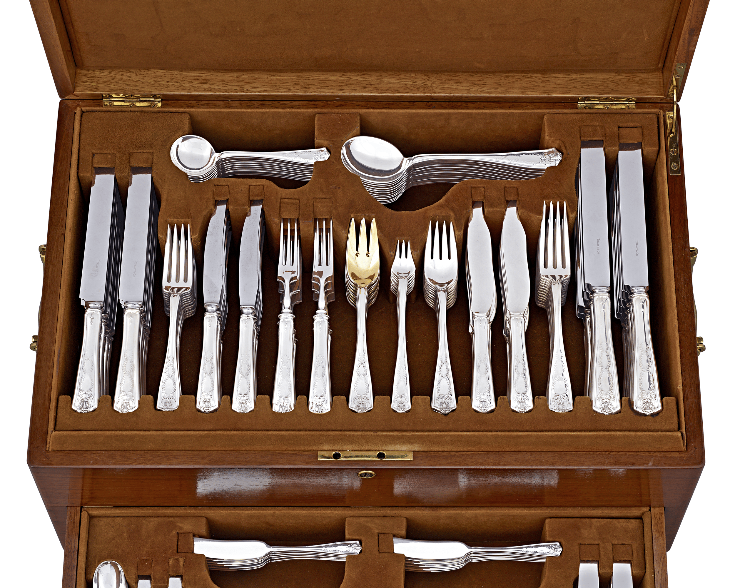 Winthrop Silver Flatware Service by Tiffany & Co.