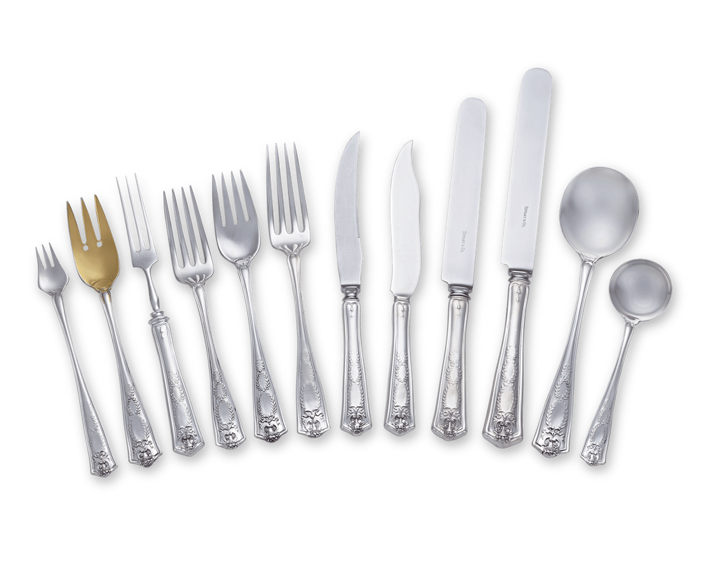 Winthrop Silver Flatware Service by Tiffany & Co.