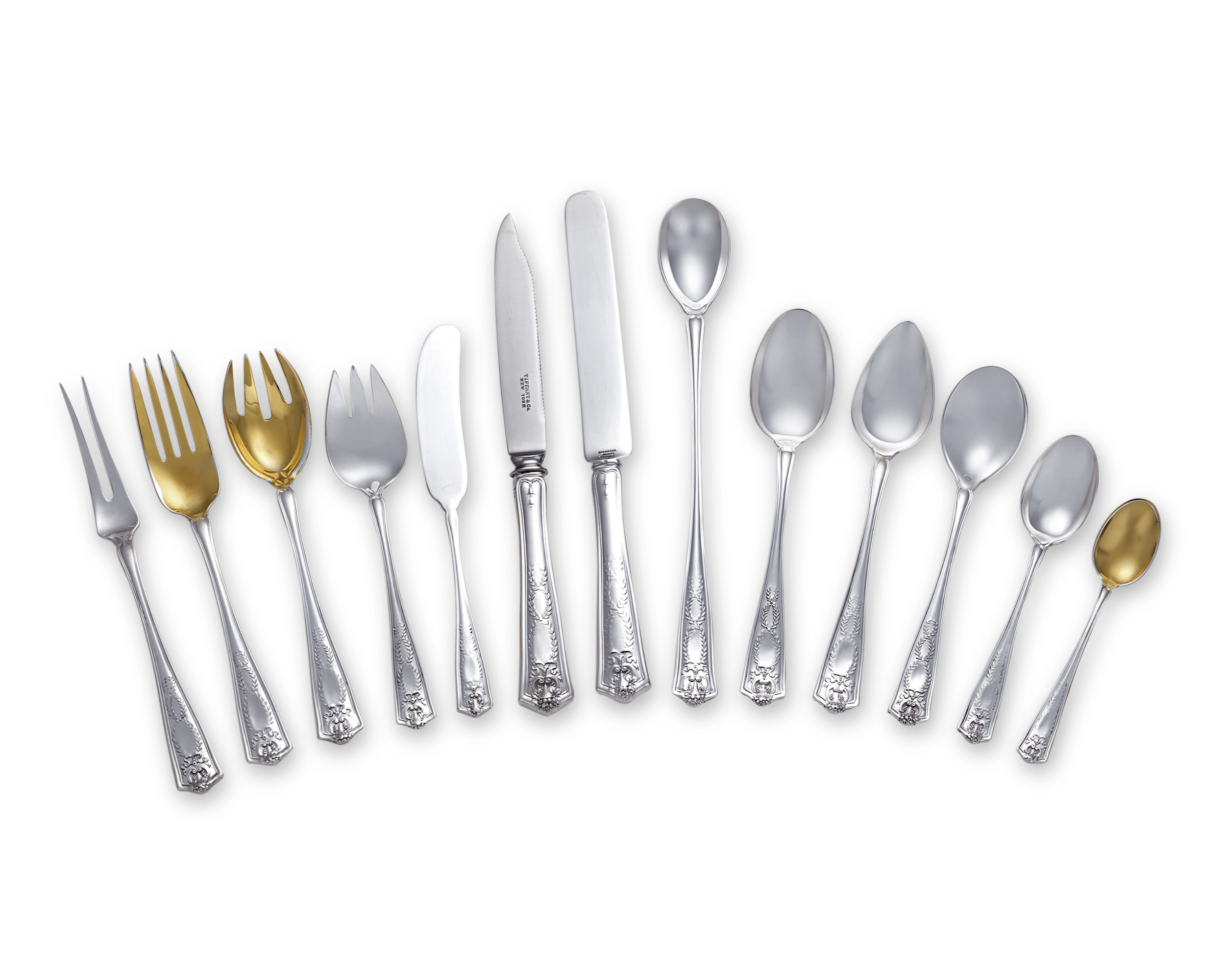 Winthrop Silver Flatware Service by Tiffany & Co.