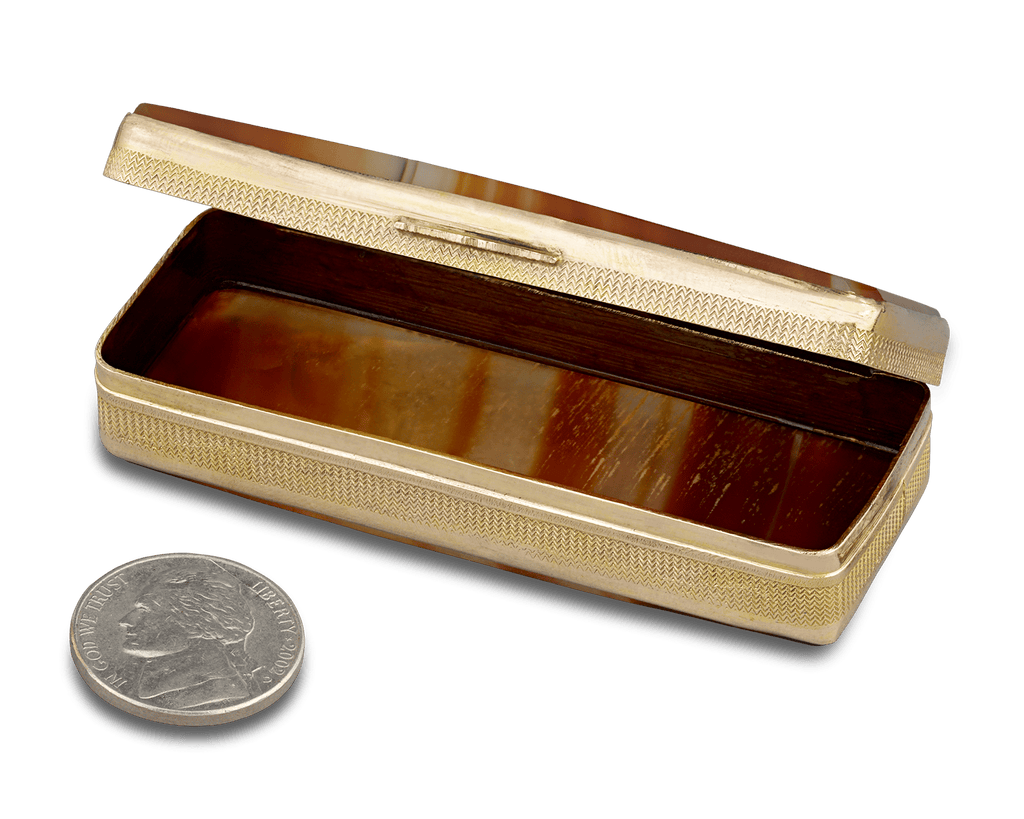 Agate Snuff Box