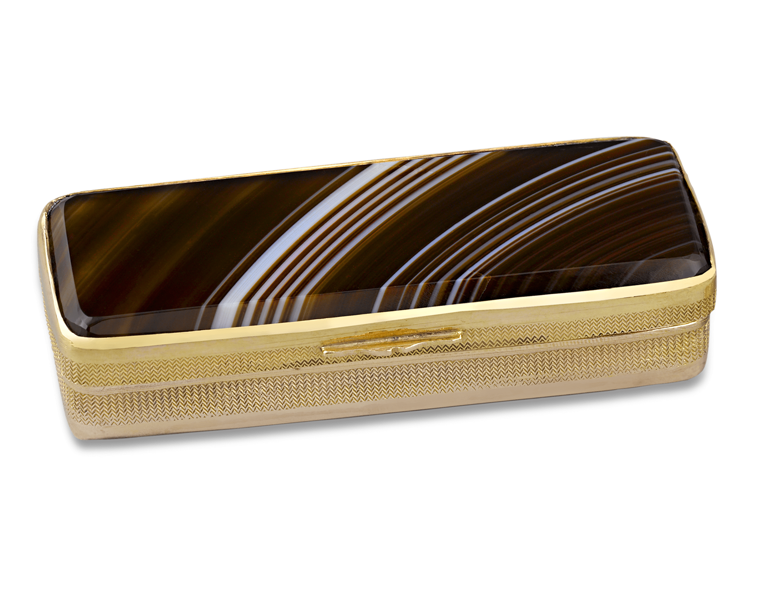 Agate Neoclassical Snuff Box