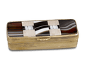 Gold and Agate Specimen Snuff Box