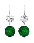 Raymond Yard Demantoid Garnet Earrings, 8.79 Carats
