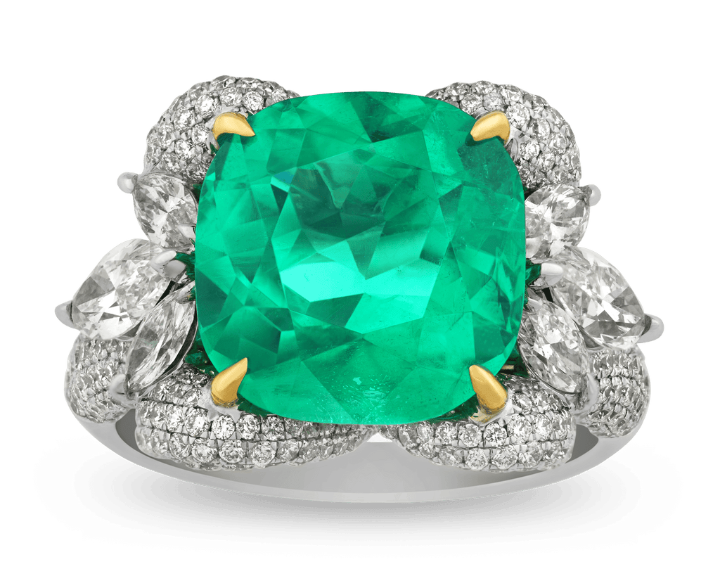 Russian Emerald Ring, 6.29 Carats