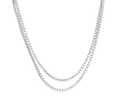 Straight Line Diamond Necklace, 44.55 Carats