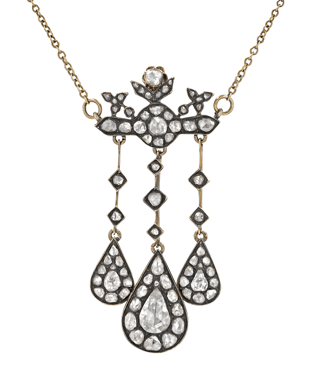 Edwardian-Period Diamond Jewelry Suite, 6.00 Carats