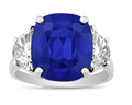 Oscar Heyman Untreated Ceylon Sapphire Ring, 8.53 Carats