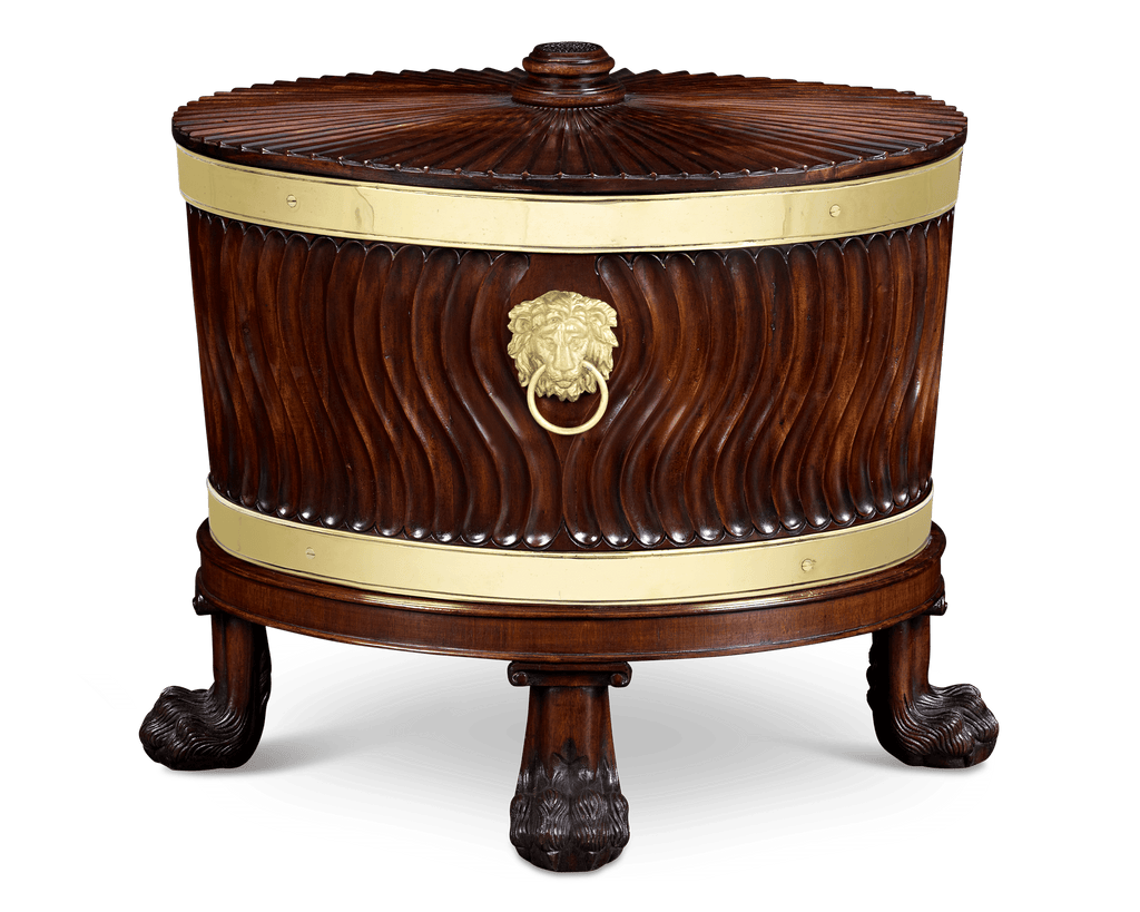 George III Mahogany Wine Cellarette Pair