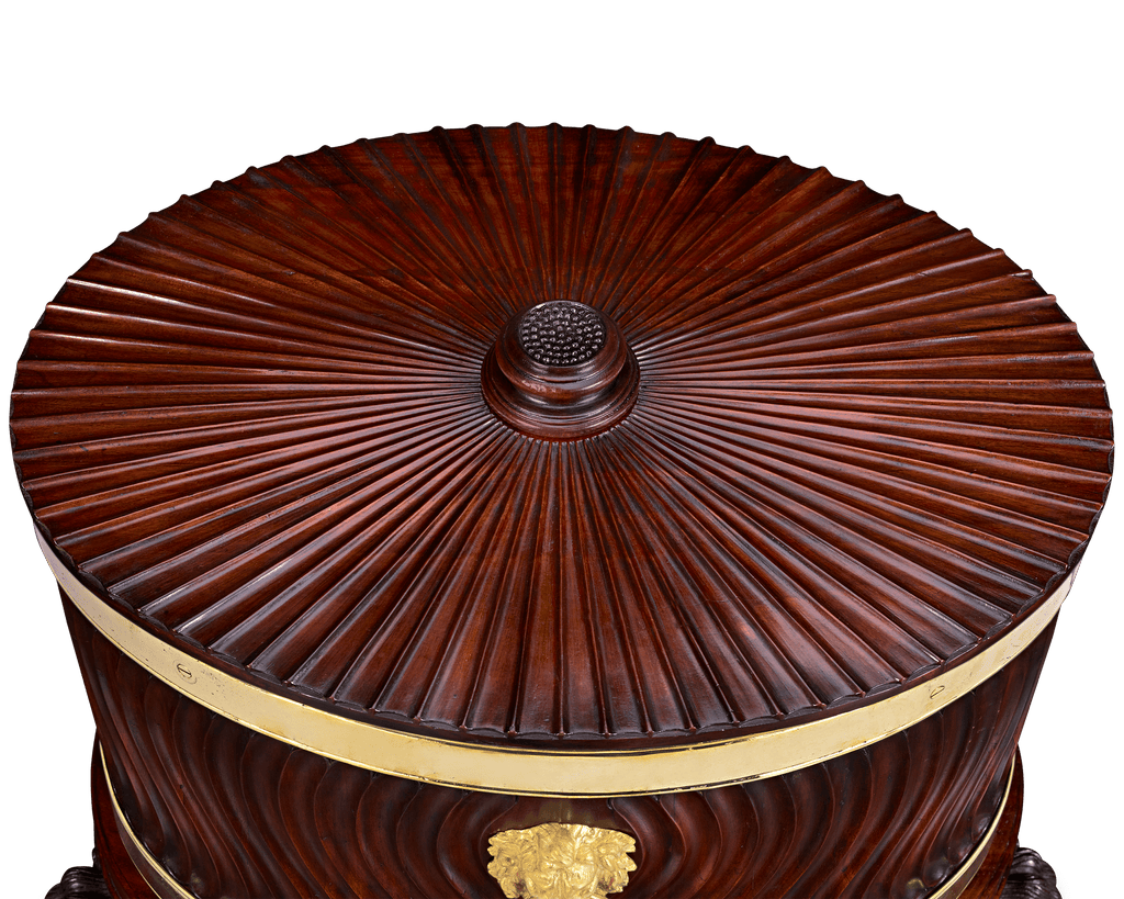George III Mahogany Wine Cellarette Pair