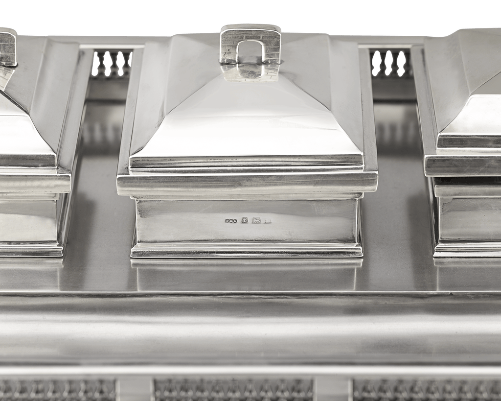 Silver Presentation Inkstand by Turner & Simpson Ltd.