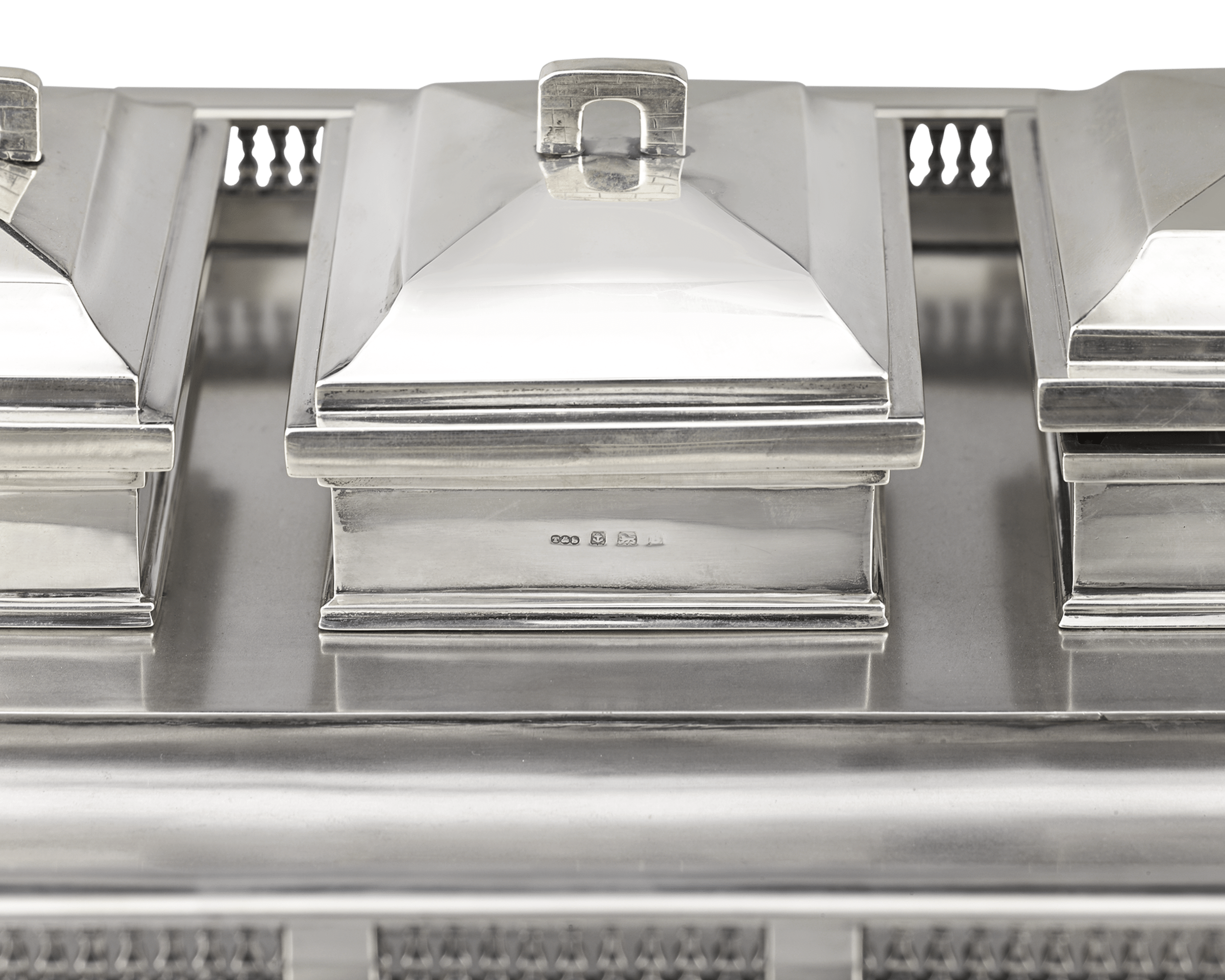 Silver Presentation Inkstand by Turner & Simpson Ltd.