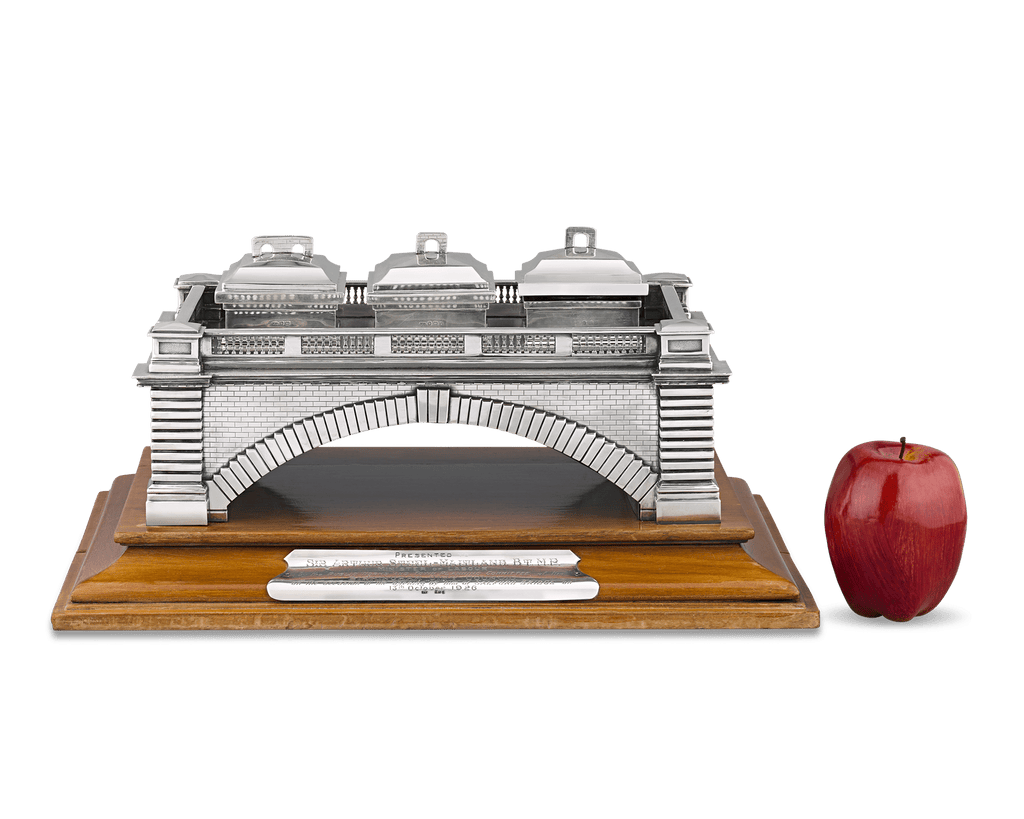 Silver Presentation Inkstand by Turner & Simpson Ltd.