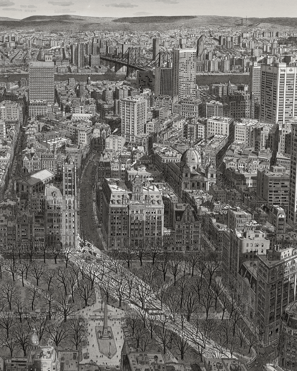 Winter Shadows, New York by Stefan Bleekrode
