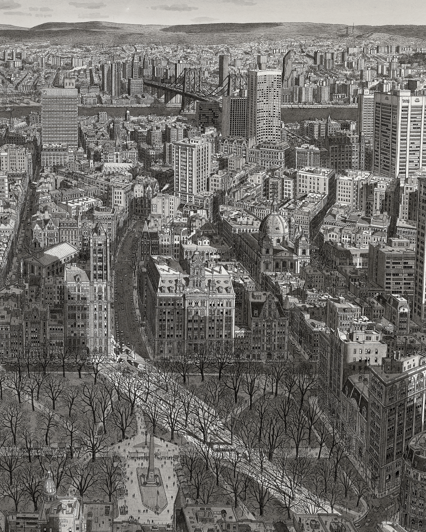Winter Shadows, New York by Stefan Bleekrode