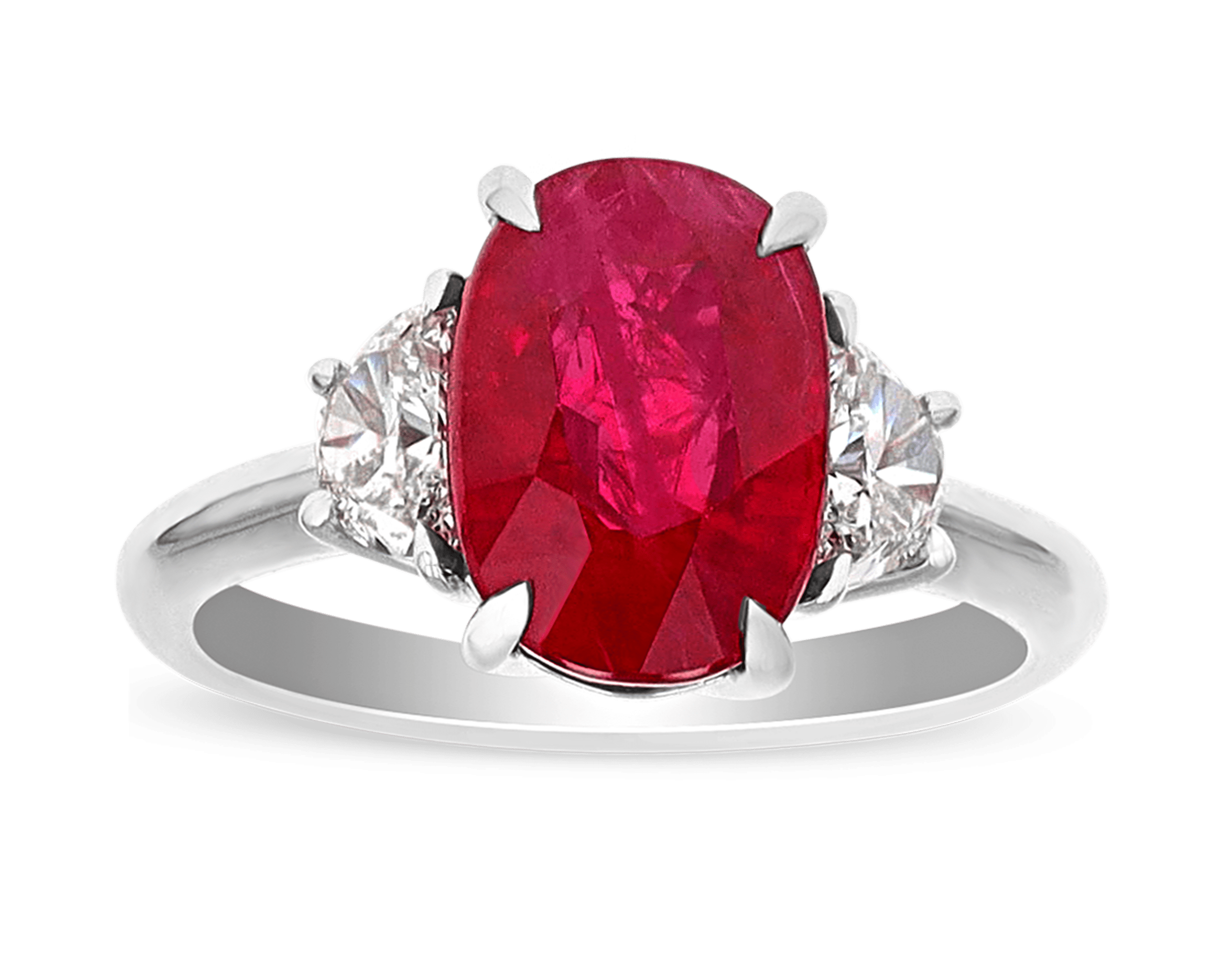 Burma Ruby Ring, 4.39 Carats