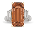 Peach Tourmaline Ring, 10.79 Carats