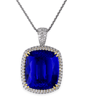 Untreated Tanzanite Pendant, 104.39 Carats