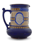 Commemorative Christopher Columbus Stoneware Jug by Royal Doulton
