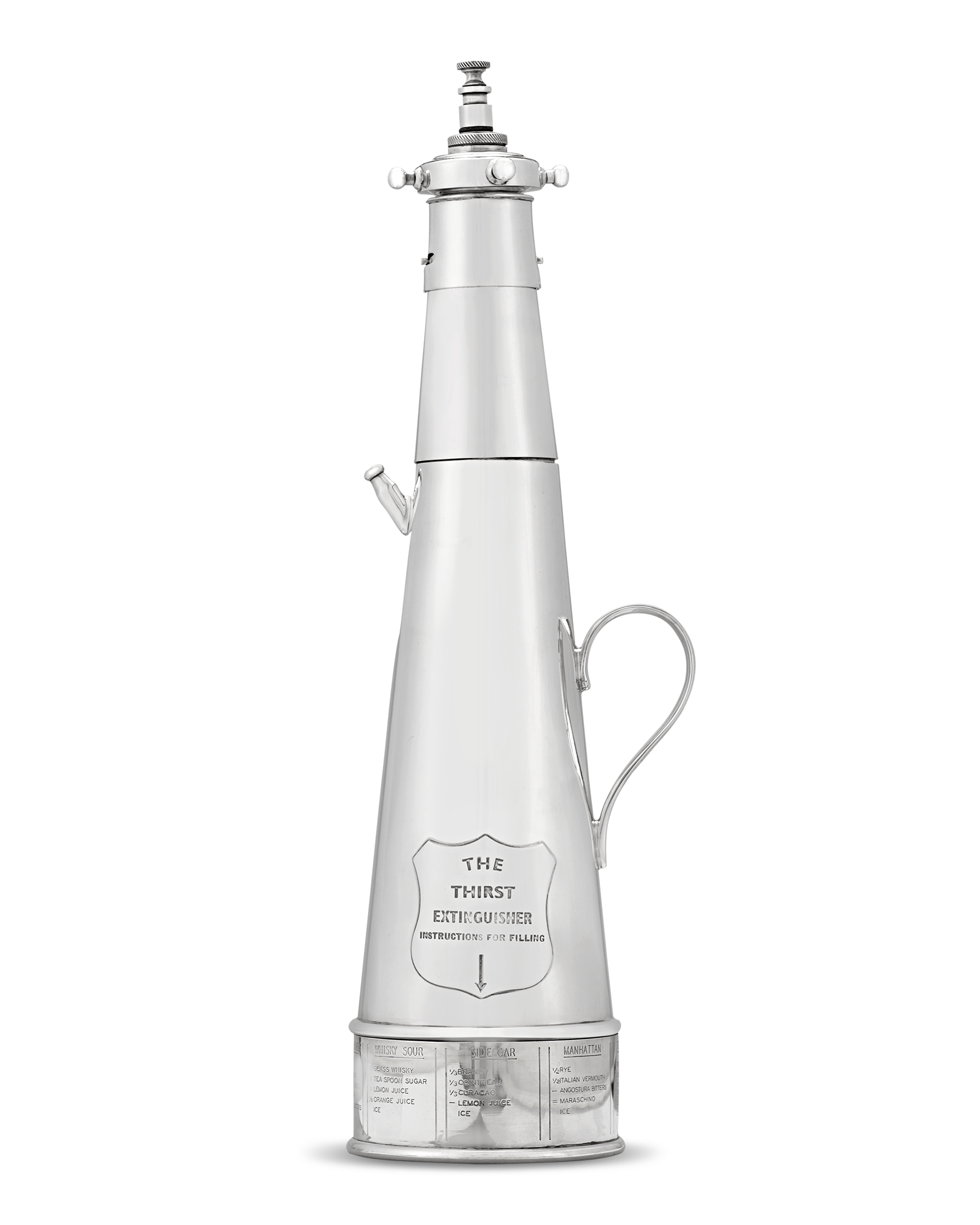 Thirst Extinguisher Cocktail Shaker by Asprey & Co.